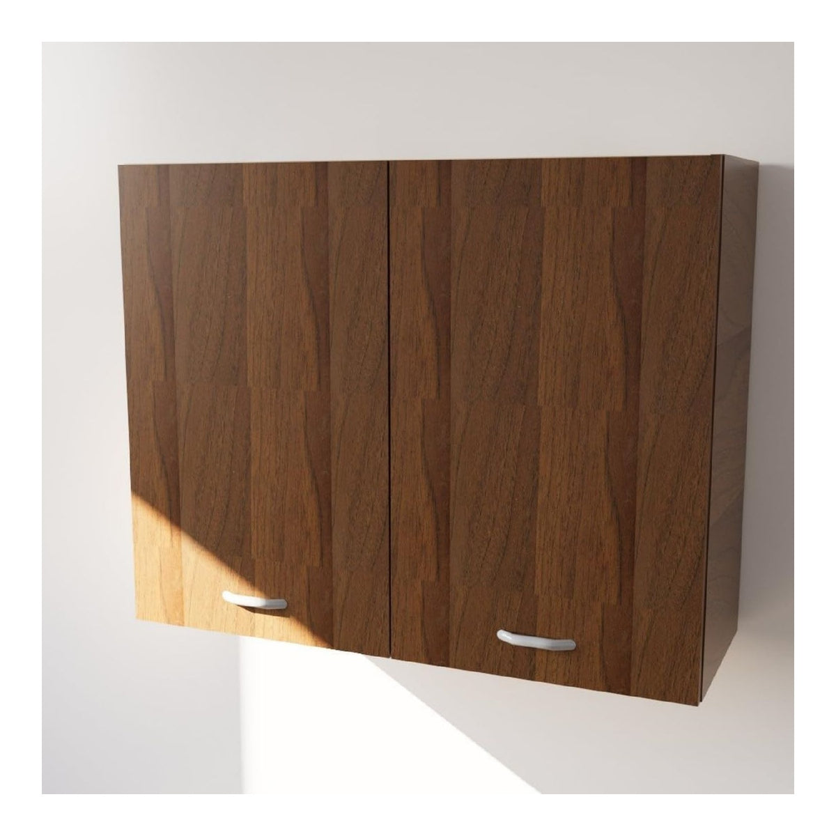 Calandrelli Hangeschrank Kuche H 80 B 60 T 33 cm Walnuss 2 Turen