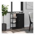 Schranke & Aufbewahrungs-Sideboard schwarz 70x30x80 cm Holzmobel