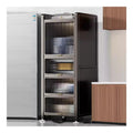 Kuchenaufbewahrungsschranke, Buffetschrank mit Stauraum, freistehender Kuchenschrank, Kaffeebarschrank, Kuchenbuffetmobel fur Kuche und Esszimmer (Farbe: 5 Schichten, Gro e: 50 cm)