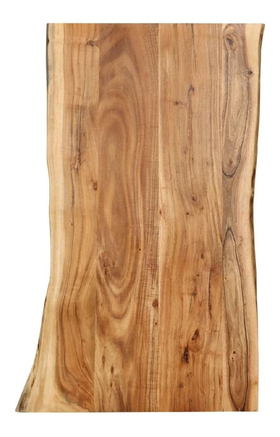 Tischplatte, Esstisch, Ersatzplatte, Akazienholz, massiv, 100 x (50-60) x 2,5 cm