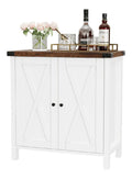 Gro e Kapazitat - rustikales Buffet-Sideboard mit Turen und verstellbaren Regalen, perfekt fur Eingangsbereich, Wohnzimmer, Esszimmer oder Kuche, verwendbar als Kaffee- oder Konsolenschrank