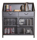 FAREWELL Buffetschrank Sideboard, Retro-Eisen-Restaurant-Teeschrank, Kleiner Weinschrank, Aufbewahrungsschrank, Essenszubereitungstisch, Schrank Besteckschrank