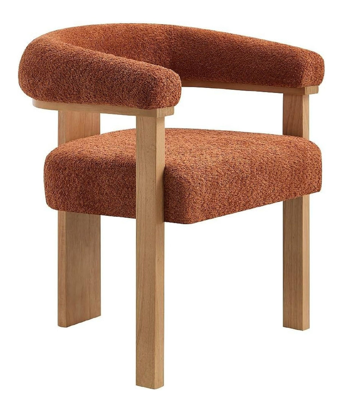 Stuhl Livelia - Holz Terracotta, Naturfarben Hell 64 cmx60
