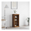 LED-Sideboard Altholz 41 x 37 x 100 cm Holzwerkstoff mit RGB-LED-Beleuchtung, Glasregalen, praktischen Schubladen, vielseitigem Stauraum fur modernes Wohnen und stilvolle Prasentation