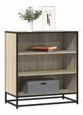 Sideboard Sonoma-Eiche 68x35x76 cm Kommode Holzwerkstoff Metall