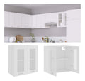 Home Items, Hangeschrank aus Glas, wei , 60 x 31 x 60 cm, Holzwerkstoff, Anzugmobel