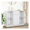 Sideboard mit Schublade Wei 101x35x76 cm Holzwerkstoff vielseitiger Stauraum fur Wohnzimmer Kuche Flur Mobel Kommode