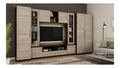 e-Meblast Wohnwand Neptun 200x52cm Modern Schrankwand Vitrinen Hangeschrank