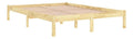 Kiefer Massivholzbett Bettgestell Bett Holzbett Doppelbett Futonbett Bettrahmen Schlafzimmerbett Schlafzimmermobel 120x200cm