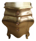 Barock Kommode Gold 53 x 36 x 71.5 cm