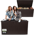 Hochwertige Gartenbox 870 L Auflagenbox Treeline Kissenbox Gartenmoebel Balkonmoebel Variante 21