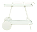 SAFAVIEH Modern 2 Etagen Barwagen, Wei , 91 x 47 x 76