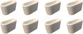 Hochwertige Set Fusskappen 50 x 20 mm Weiss geeignet f¨¹r Chalet Stapelsessel 8 Variante 892