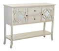DECO Aparador de Madera Blanco 121x37x91