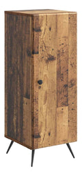 Sideboard 33 x 34.5 x 90 cm aus Holzwerkstoff in Altholzoptik - praktisches Buffet mit Stauraum fur Geschirr und Deko