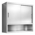 Gtzly Wandschrank mit Schiebeturen, Kuchen-Organizer, Weinflaschenregal