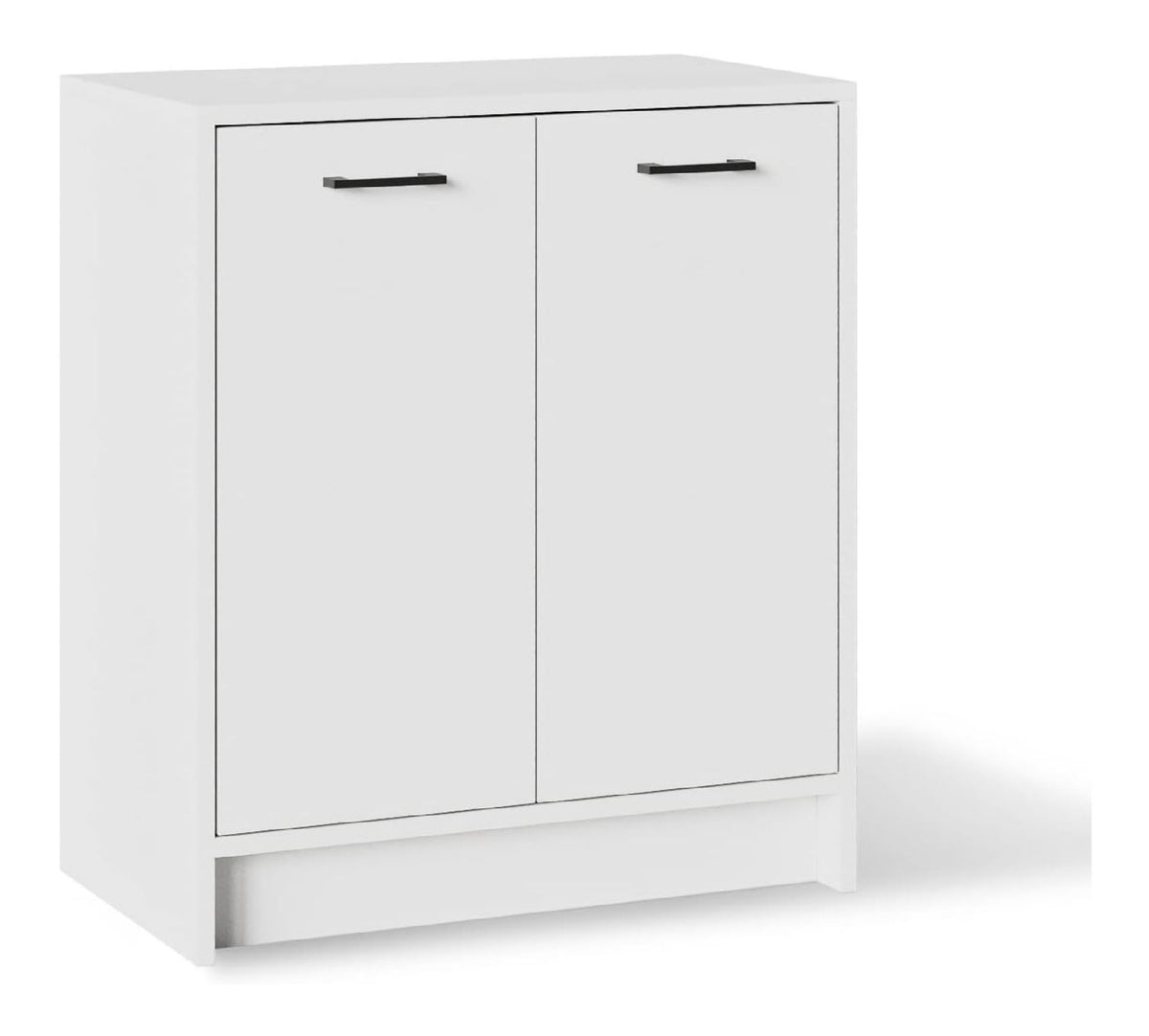 MeblePitus Kommode Mit Turen Wei Ohne Schubladen - Sideboard Buro 80 x 70 x 40 - Standschrank - Mehrzweckschrank Beistellschrank