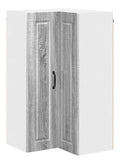 Kuchenschrank Graues Sonoma Holzwerkstoff 57 x 57 x 100 cm mit 3 Regalen und 2 Scharnierturen, moderner Hochschrank fur Kuche, Innenbereich, praktische Aufbewahrung und Elegante Organisation