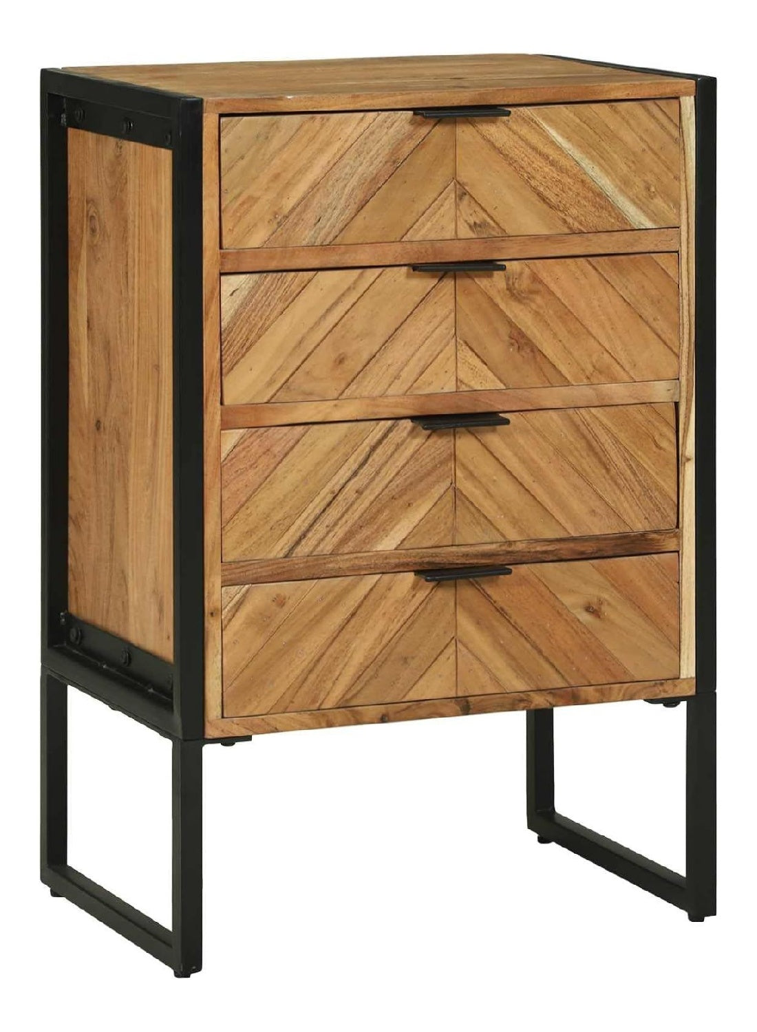 Sideboard 50 x 35 x 75 cm Massivholz Akazie