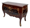 Antik konigliche Louis XIV. Louises Barock Rokoko Stilmobel Kommode Sideboard Kommodenschrank Sideboardschrank Farbe: Nussfarben Breite124cm