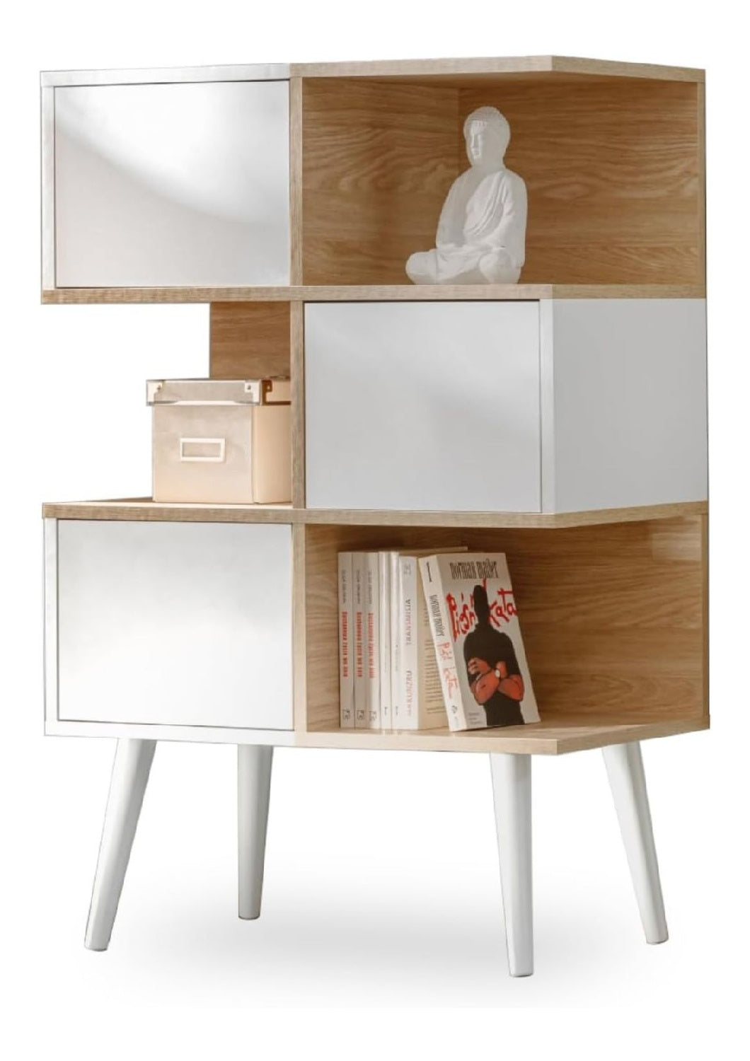 Komodee Sideboard Forio Wei /Eiche 70x35x102 cm
