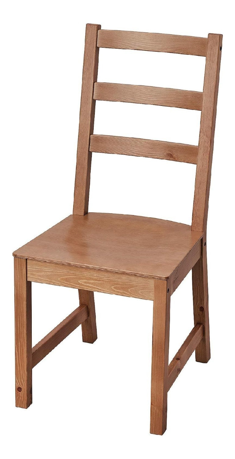ProTuning NORDVIKEN Stuhl 44x54x97cm Antik Beize, Hoch, Massivholz, Braun, Esszimmer, Wohnzimmer, Kuche, Ergonomisch, Langlebig, Holz, Einfarbig, Stuhl