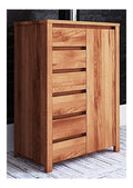 Kommode Tasman 16 Kernbuche massiv geolt - Abmessungen: 112 x 80 x 45 cm (H x B x T)
