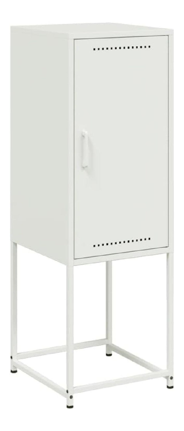 Highboard Wei 36x39x107 cm Stahl