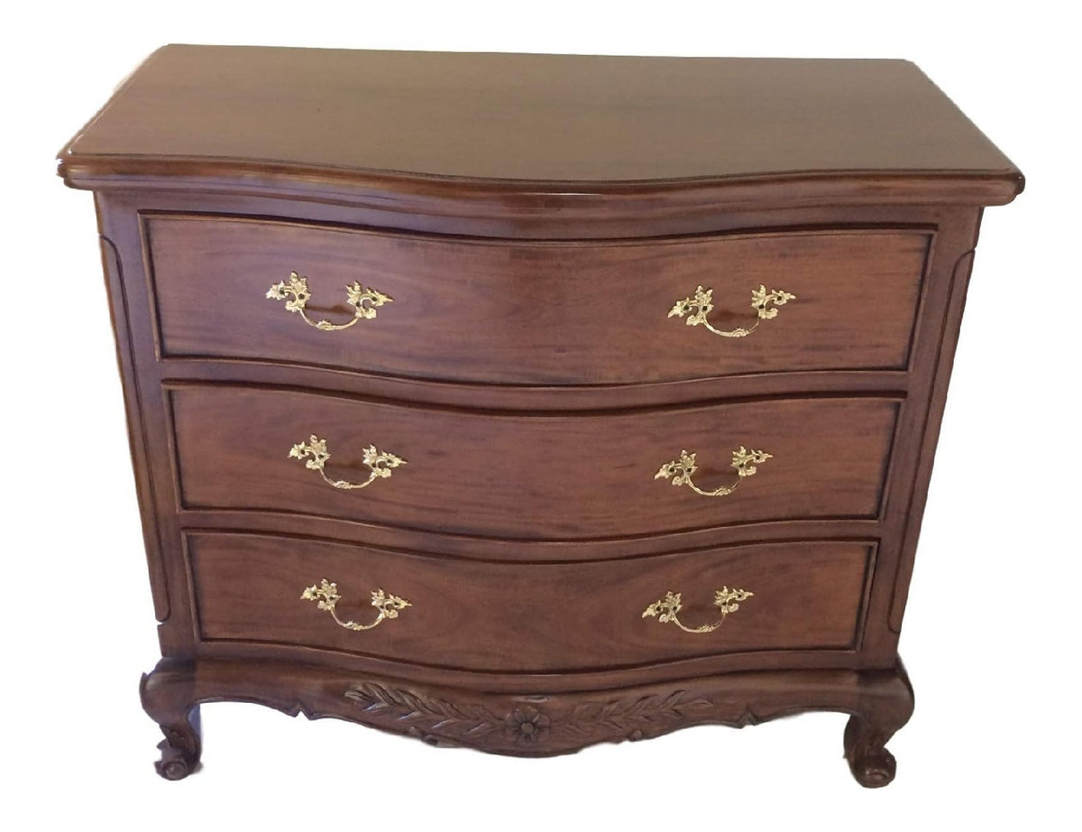 Antik H4R4090N Louis Barock Rokoko Kommode Sideboard Breite 100 cm