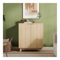 Sideboard Wohnzimmer Kommode Holzfarbe Naturel