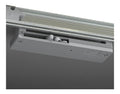 Extras Turstoppersystem 20, Robustes Turstoppersystem Schwebeturenschrank, Schlafzimmer, Grau, 17,5 cm breit x 1,5 cm hoch x 6 cm tief