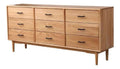 Kommode Home Dining Sideboard Schlafzimmer Gegen die Wand Aufbewahrung Lagerschrank Wohnzimmer Mehrstufig mit Schubladenschrank Schrank neun Schubladen Schrank