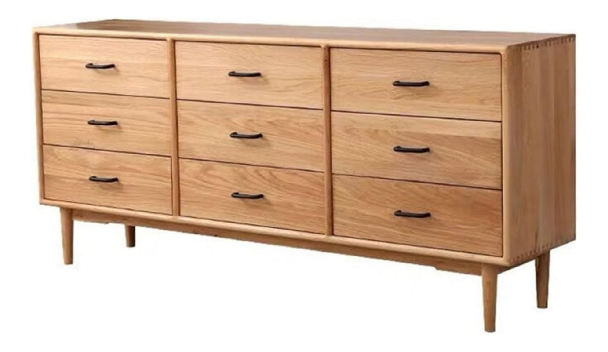 Kommode Home Dining Sideboard Schlafzimmer Gegen die Wand Aufbewahrung Lagerschrank Wohnzimmer Mehrstufig mit Schubladenschrank Schrank neun Schubladen Schrank