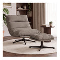 Hnoss Relaxsessel mit Hocker, 4 Positionen, 360 drehbar, Macchiato