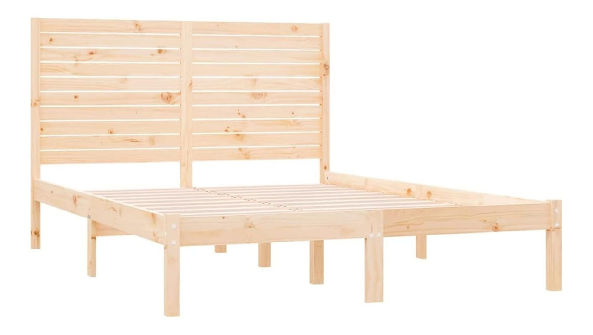Massivholzbett Bettgestell Bett Holzbett Einzelbett Futonbett Bettrahmen Schlafzimmerbett Polsterbett Schlafzimmermobel Doppelbett Passende Matratzengro e: 120 x 200 cm (B x L)