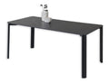 Lenni Esstisch, Schwarz - Moderner Esszimmertisch mit Keramikplatte und Metallgestell fur Ihren Wohn- & Essbereich - 180 x 76 x 90 cm (B/H/T)