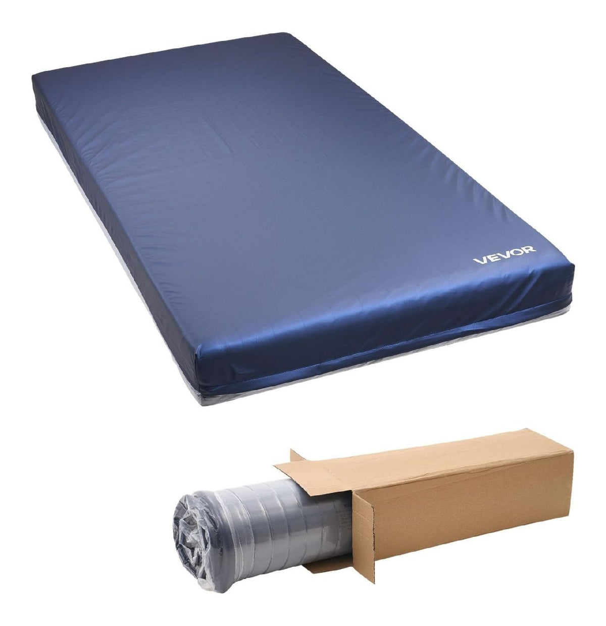 Pflegematratze, 227 kg Tragkraft, medizinische Doppelschicht-Schaumstoffmatratze, wasserdicht, fur die Behandlung von Dekubitus in Pflegeheimen & der hauslichen Pflege, 2030x914x153 mm