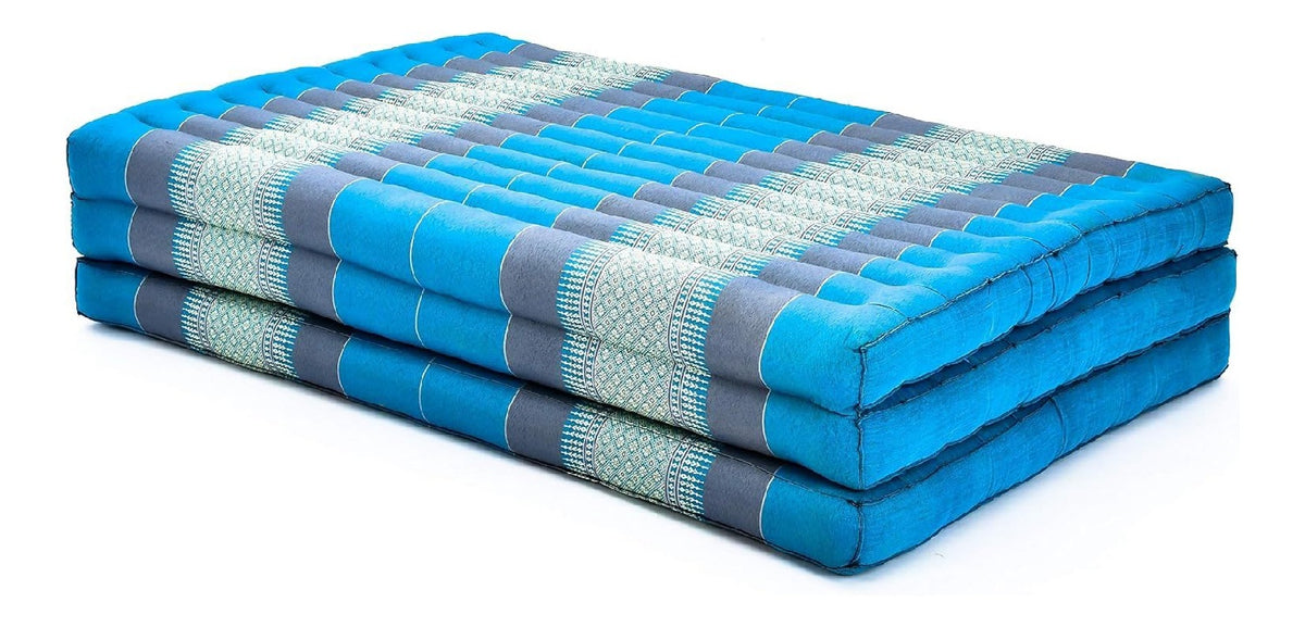 Leewadee Thai Faltmatratze Gro - Kapok Bodenmatte Futon Alternative fur Thai-Massage, Yoga & Meditation