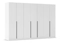 Alabama, Kleiderschrank, Farbe Wei , Breite 315 cm