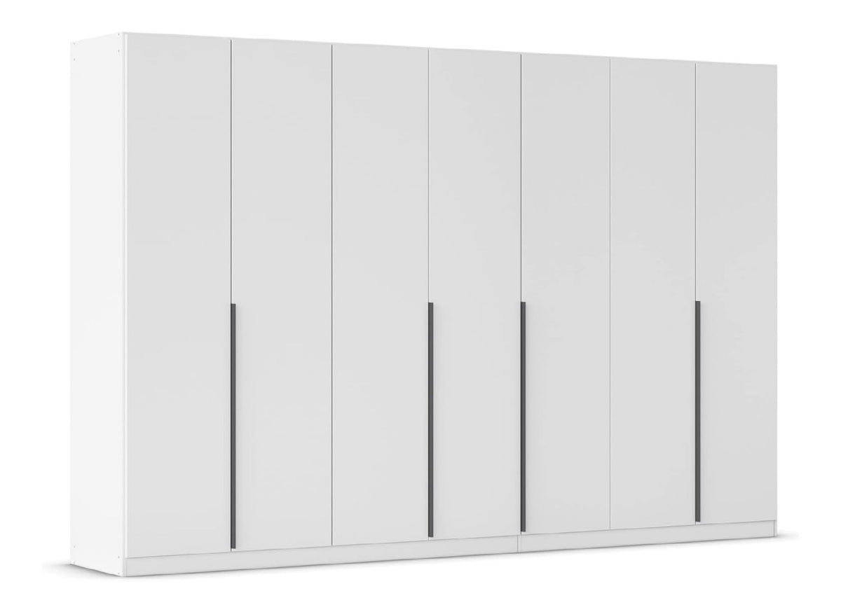 Alabama, Kleiderschrank, Farbe Wei , Breite 315 cm
