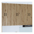 Kuchenschrank Artisan-Eiche 60x31x100 cm, Holzwerkstoff, Langlebiger Wandschrank mit 3 Regalen, Moderne Kuchenmobel fur Innenbereich, freistehend