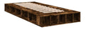 Bettgestell Rauchereiche 100x200 cm Holzwerkstoff