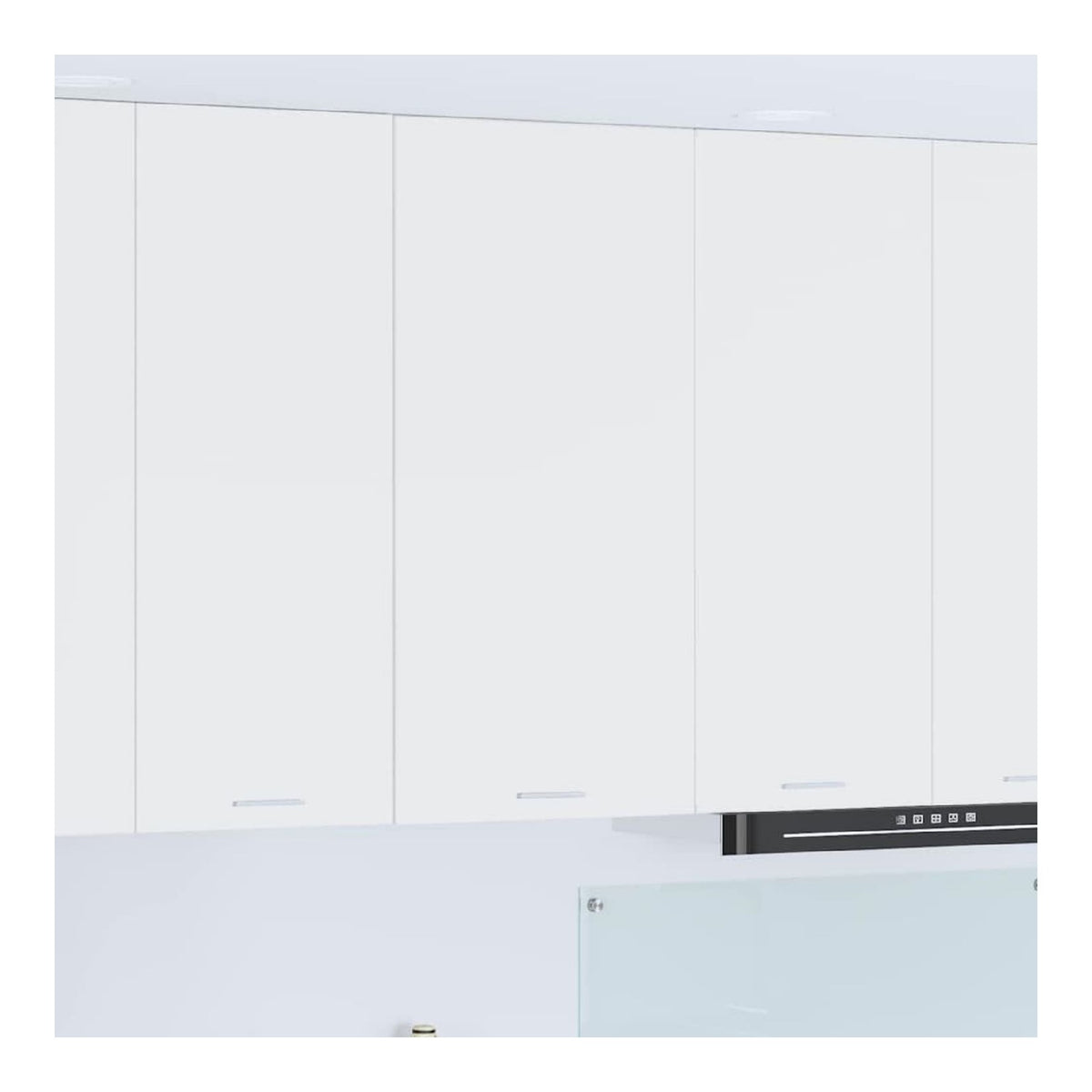 Moderner Hangeschrank Wei , Holzwerkstoff, 50x31x100 cm, Kuchenschrank mit Stauraum, langlebig, fur Kuchenmobel