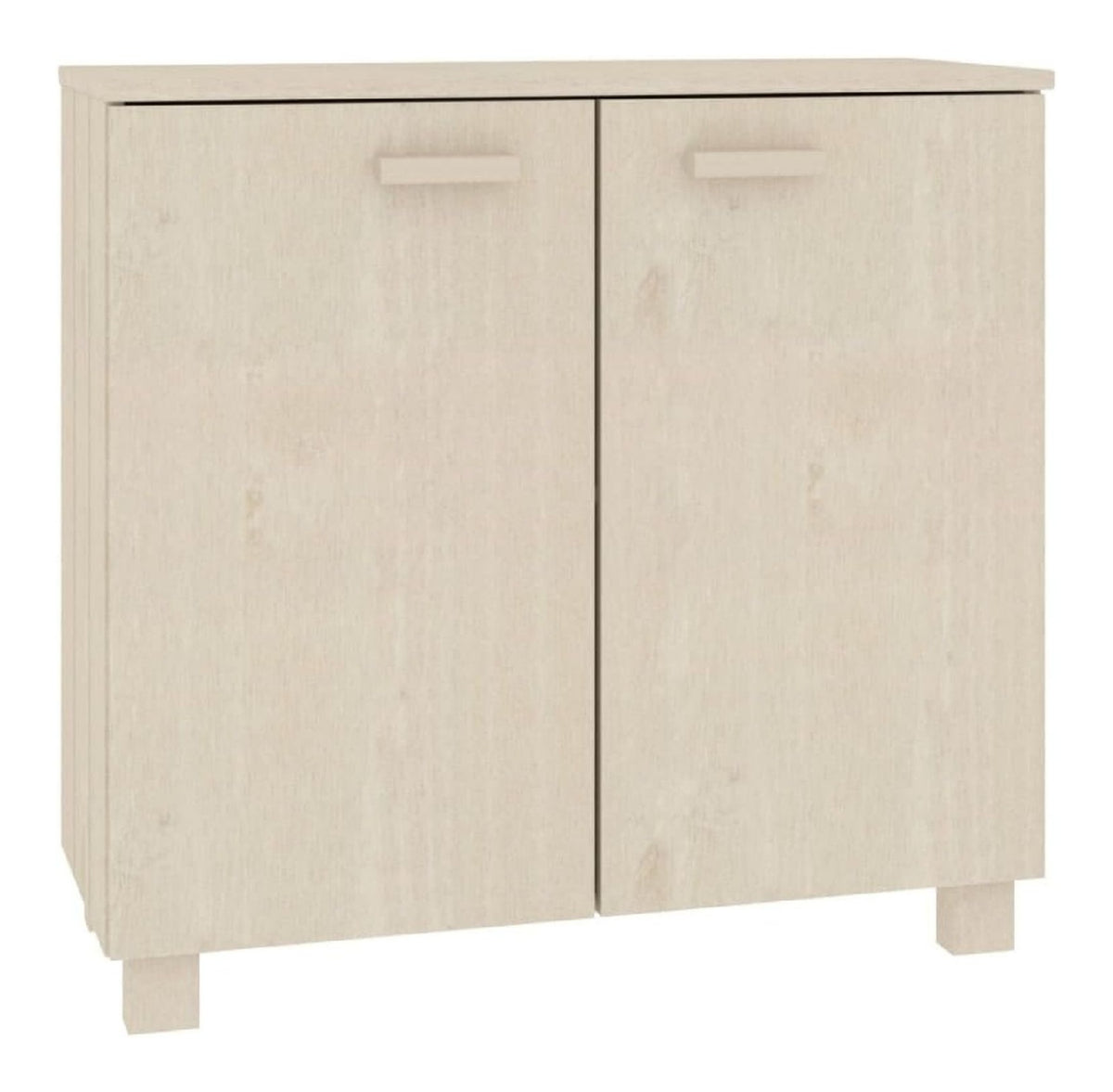 Sideboard HAMAR Honigbraun 85x35x80 cm Massivholz Kiefer