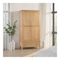 Julian Bowen Kleiderschrank mit 2 Turen und 1 Schublade, Holz, Eiche, Einheitsgro e, COT104