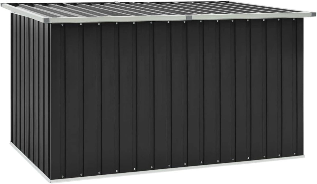 Hochwertige Gartenmoebel Truhe geeignet f¨¹r den Aussenbereich Truhe f¨¹r den Aussenbereich Gartenbank ausgestattet mit Behaelter anthrazit 129 x 67 x 65 cm grosse Truhe f¨¹r den Aussenbereich aus Harz f¨¹r Terrasse Zubehoer Variante 64