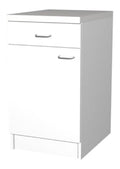 Rapido Kuchenunterschrank 50 cm in Wei - mit Arbeitsplatte