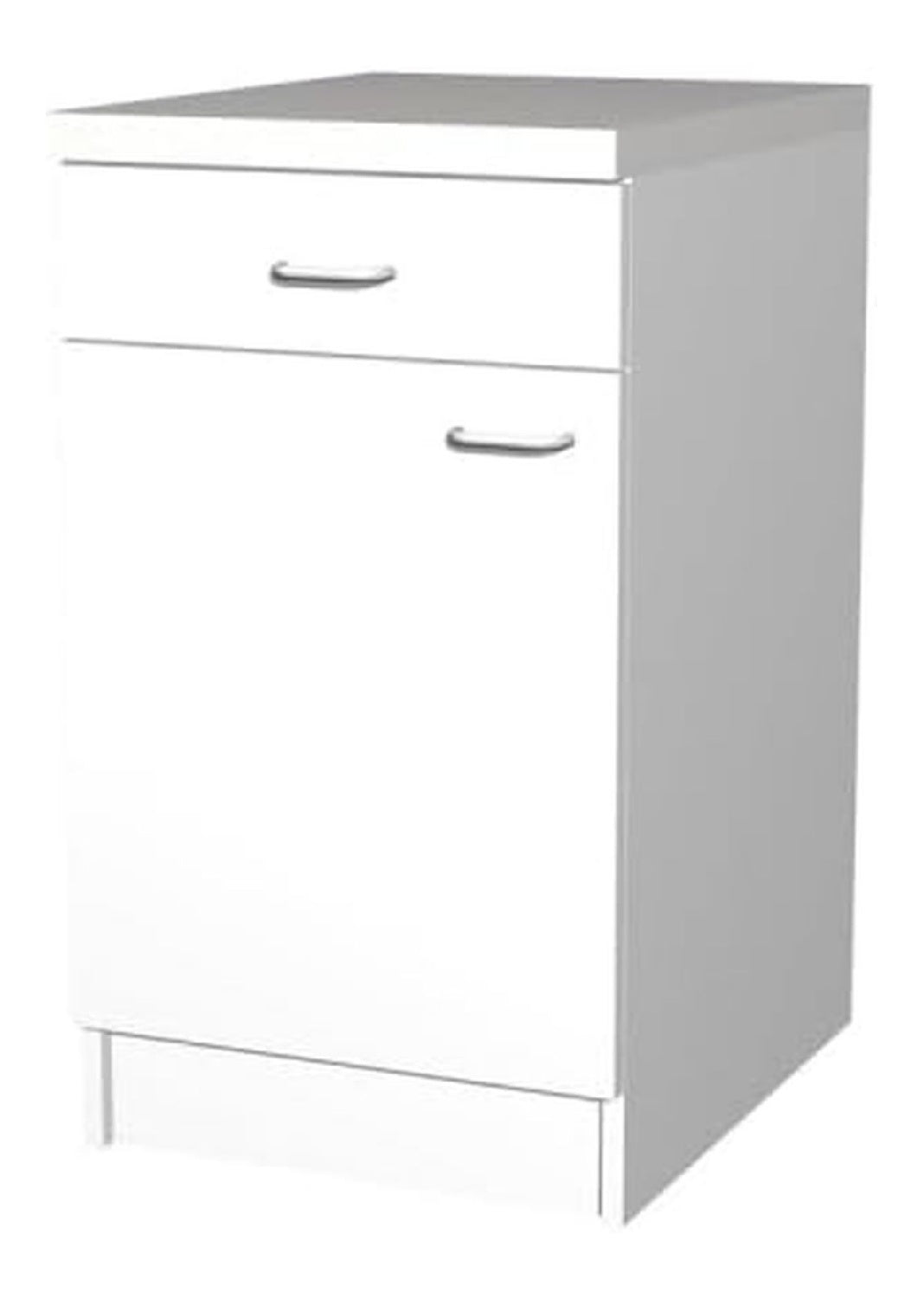 Rapido Kuchenunterschrank 50 cm in Wei - mit Arbeitsplatte