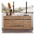 Sideboard in Artisan Eiche Nb. mit Graphit, B/H/T: ca. 165/82/44 cm
