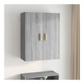 Beistelltisch Schranke Buffet Schranke Kuche Schranke Hangeschrank Grau Sonoma 69.5x34x90 cm fur Wohnzimmer, Esszimmer und Kuche